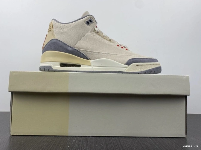 One Kick Retro Jordan Air DH7139-100 3 Muslin 0816